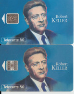 TC14 - 2 CARTES A PUCES KELLER, 50 U, Puces Différentes Pour 2 € - Ohne Zuordnung