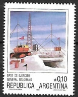 Argentina - MNH ** 1986 : Antarctica : Base De Ejercito General Belgrano - Research Stations