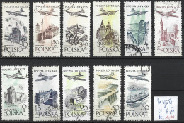 POLOGNE PA 41 à 51 Oblitérés Côte 6.50 € - Used Stamps