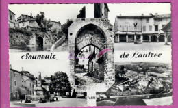 CPSM - LAUTREC 81 - Souvenir De Lautrec Vue Generale Eglise Place Ruelle - Lautrec