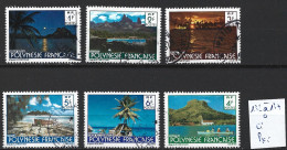 POLYNESIE FRANCAISE 132 à 137 Oblitérés Côte 2 € - Oblitérés