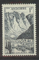 Andorra Fran. 1955 Paisajes 1 F Ed:142 (*) - Unused Stamps