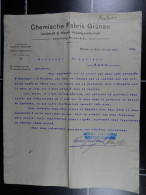 Chemische Fabrik Grunau Landshoff & Meyer Aktiengesellschaft Grunau Bei Berlin 1905  /47/ - Droguerie & Parfumerie