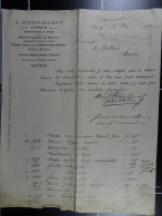 I. Bernhardi Leipzig Grosso- Handlung In Drogen 1902  /48/ - Chemist's (drugstore) & Perfumery