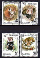 Bulgarie 1994 Animaux Rongeurs (23) Yvert N° 3573 à 3576 Oblitéré Used - Gebraucht