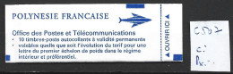 POLYNESIE FRANCAISE CARNET C 507 Côte 12.50 € - Carnets