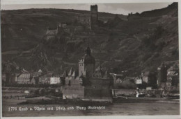 71563 - Kaub - Mit Pfalz Und Burg Gutenfels - Ca. 1955 - Kaub