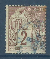 Emissions Générales Des Colonies Françaises , 2 C , Alphée Dubois , 1881 , N° YT 47 , ( O ) , µ - Alphee Dubois