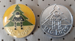 GTC KOPE Ski Lift Ski Resort  Skiing Skier Coat Of Arms, Blason Slovenia Pins - Sports D'hiver