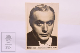 Original 1940's Photo Card Warner Movie The Constant Nymph  - Charles Boyer - 6,1 X 9 Cm - Cinema Advertisement