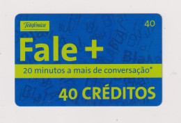 BRASIL -  Fale+ Inductive  Phonecard - Brésil