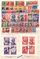 1945;1946;1947;1948;1949 COMPL.–used/gest.(O) Mi-468/717 Without 595 BULGARIA / BULGARIE - Années Complètes