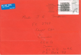 GREAT BRTAIN. - 2021, POSTAL LABEL COVER TO DUBAI. - Covers & Documents