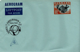 DANEMARK AEROGRAMME 350 LKGL NEUF - Postal Stationery