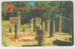 ALBANIA - Ruins ,CN: Black, 03/99, Tirage 150.000, 50 U, Used - Albania