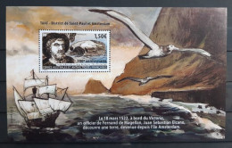 TAAF 2022 EVENTS Fauna. Birds. Ship. 500th Anniv Of The Discovery Of AMSTERDAM ISLAND - Fine S/S MNH - Unused Stamps