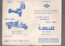 Aubervilliers (moto) Circulaire P VALLEE  Utilitaires  SICRAF   (PPP46670) - Motor Bikes