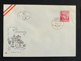 Österreich 1962 Bauten EISENSTADT Mi. 1120 FDC Schmuckkuvert Gestempelt/o EISENSTADT - Briefe U. Dokumente