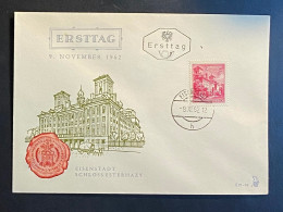 Österreich 1962 Bauten EISENSTADT Mi. 1120 FDC Schmuckkuvert Gestempelt/o EISENSTADT - Briefe U. Dokumente