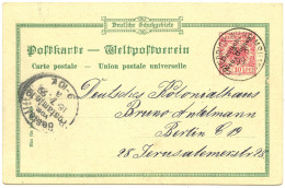 NOUVELLE GUINEE - GRUSS AUS NEU GUINEA DE FRIEDRICH-WILHEIMSHAFEN POUR BERLIN, 1899 - Deutsch-Neuguinea