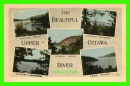 OTTAWA, ONTARIO - THE BEAUTIFUL UPPER-OTTAWA RIVER - MULTIVUES - PECO - - Ottawa