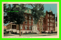 PEMBROKE, ONTARIO - CONVENT OF MARY IMMACULATE - PECO - - Other & Unclassified