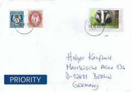 Norway 2023 Oslo European Badger Meles Meles Cover - Lettres & Documents