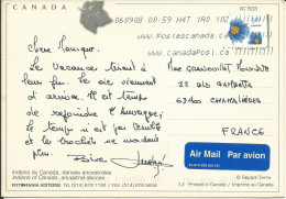 CANADA CARTE 1$49 POUR CHAMALIERES ( PUY DE DOME ) DE 2008 LETTRE COVER - Covers & Documents