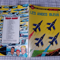 LES AVENTURES DE BUCK DANNY  N°36  "Les Anges Bleus"   1973  DUPUIS   BD SOUPLE  TBE - Buck Danny