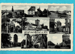 * Zons A. Rhein - Dormagen (Nordrhein Westfalen - Deutschland) * (Jakob Krapohl) Gruss Aus, Rheinturm, Alte Mühle - Dormagen