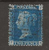 1858 USED Great Britain Mi 17 Plate 9 - Used Stamps