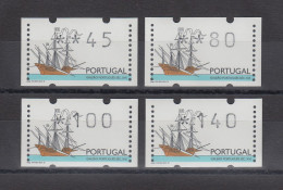 Portugal 1995 ATM Galeone Mi.-Nr.10Z1 Satz 45-80-100-140 **  - Timbres De Distributeurs [ATM]