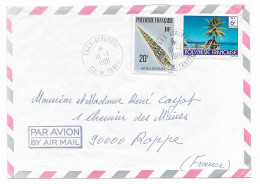 Tahiti 1981, Letre De FAAA-Aeroport (SN 2708) - Storia Postale