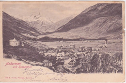 SUISSE - URI - ANDERMATT UND HOSPENTHAL - 1902 - Andermatt