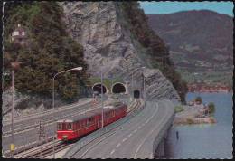 Schweiz - 6362 Stansstad - Vierwaldstättersee - Tunnel - Engelberg-Bahn - Train - Eisenbahn - Nice Stamp - Stansstad