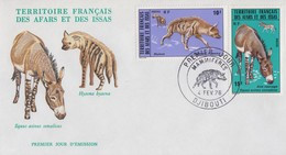 Enveloppe  FDC  1er  Jour  TERRITOIRE  FRANCAIS   Des   AFARS  Et  ISSAS     ANIMAUX   1976 - Sonstige & Ohne Zuordnung