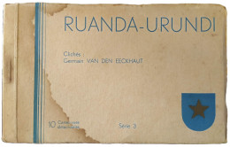 BEL ALBUM DE 10 CARTES VUES DETACHABLES RUANDA - URUNDI - Ruanda- Urundi