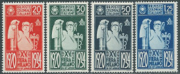 1934 EMISSIONI GENERALI FIERA DI MILANO 4 VALORI MNH ** - RA23-2 - Amtliche Ausgaben