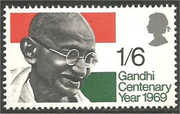 420 G-B 1969 Mathatma Gandhi India MNH ** Neuf SC (GB-4b) - Mahatma Gandhi