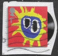 GROSBRITANNIEN GRANDE BRETAGNE GB 2010 CLASSIC ALBUM COVERS S/A:PRIMAL SCREAM USED PAPER SG 3007 SC 2742 MI 2849 YT 3233 - Used Stamps