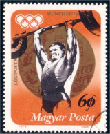 494 Hongrie Halterophile Halteres Weight Lifting (HON-25) - Gewichtheben