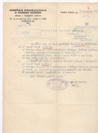 1945. YUGOSLAVIA,SLOVENIA,MURSKA SOBOTA,FARM LOAN COMPANY,CLAIMS FROM ABROAD,HUNGARY,LETTER NATIONAL BANK IN BELGRADE - United Kingdom