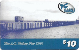 St. Maarten (Antilles Netherlands) - TelCell - The A.C. Wathey Pier 1964, GSM Refill 10$, Used - Antillen (Nederlands)