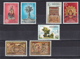 Andorra Española Año 1974 Completo - Verzamelingen