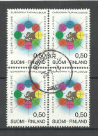 FINLAND FINNLAND 1972 O REISJÄRVI Michel 715 As 4-block - Gebraucht