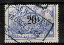 Chemins De Fer TR 17, Obliteration Centrale Nette MESSANCY (bleue), RARE - Autres & Non Classés