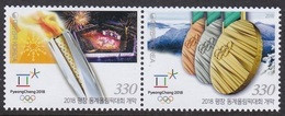 South Korea KPCC2617-8 Opening Of 2018 PyeongChang Winter Olympics, Torch, Medal, Jeux Olympiques - Winter 2018: Pyeongchang