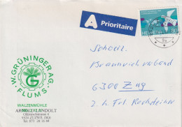 Motiv Brief  "Grüninger, Walzenmühle, Flums"        1994 - Covers & Documents