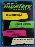 ELLERY QUEEN  MYSTERE-MAGAZINE  N° 160 MACDONALD / CHRISTIE / COLLIER / BROWN - Opta - Ellery Queen Magazine