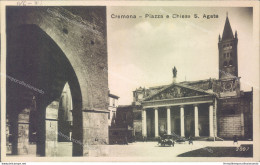 I613 Cartolina Cremona Citta'     Piazza E Chiesa S.agata Regno - Cremona